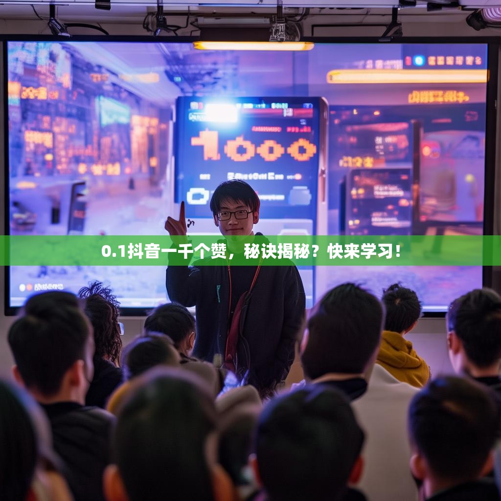 0.1<strong><mark>抖音</mark></strong>一千个赞，秘诀揭秘？快来学习！