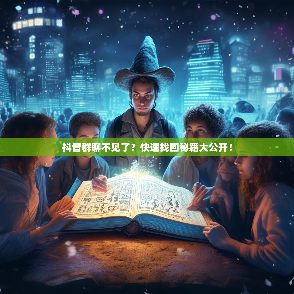 抖音群聊不见了？快速找回秘籍大公开！