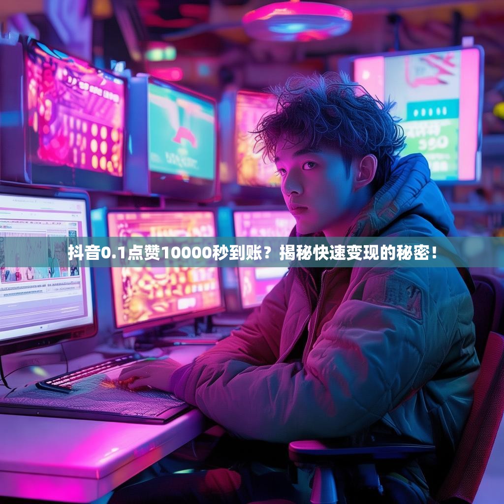 抖音0.1点赞10000秒到账？揭秘快速变现的秘密！