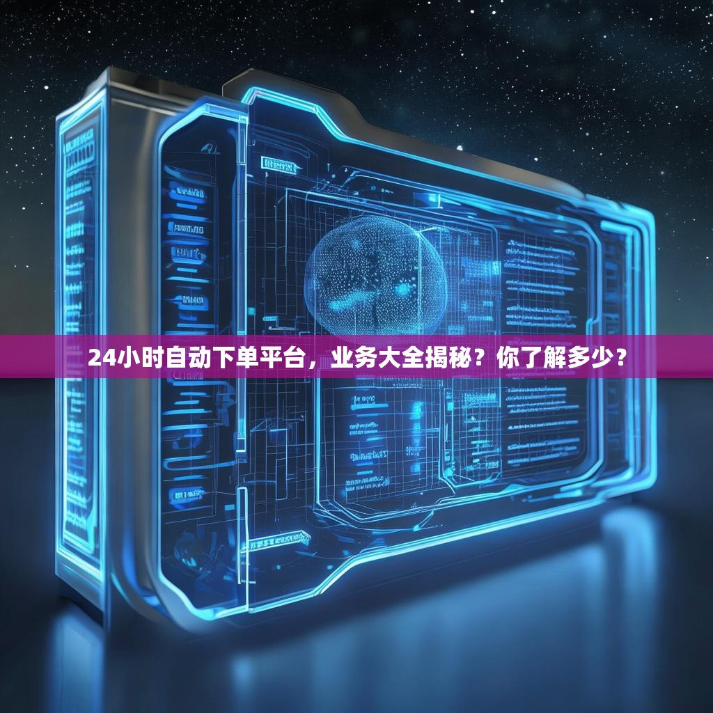 24小时自动下单平台,业务大全揭秘?你了解多少?