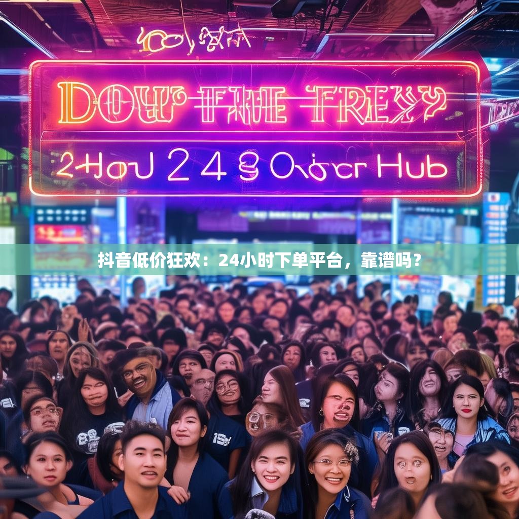 <strong><mark>抖音</mark></strong>低价狂欢：24小时下单平台，靠谱吗？