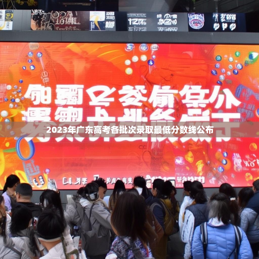 2023年广东高考各批次录取最低分数线公布