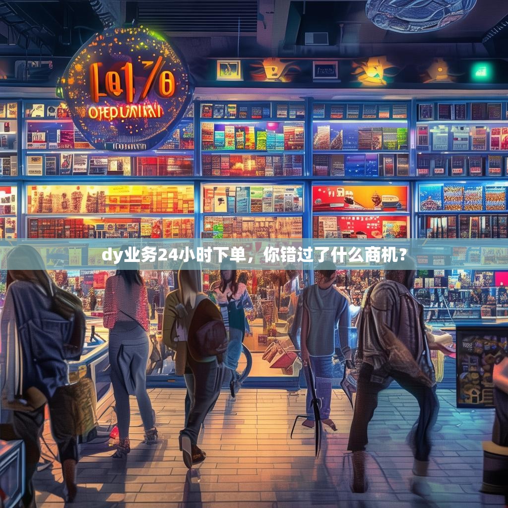 dy业务24小时下单，你错过了什么商机？