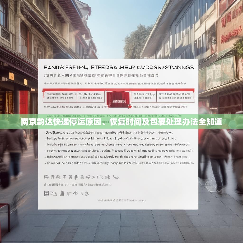 南京韵达快递停运原因、恢复时间及包裹处理办法全知道