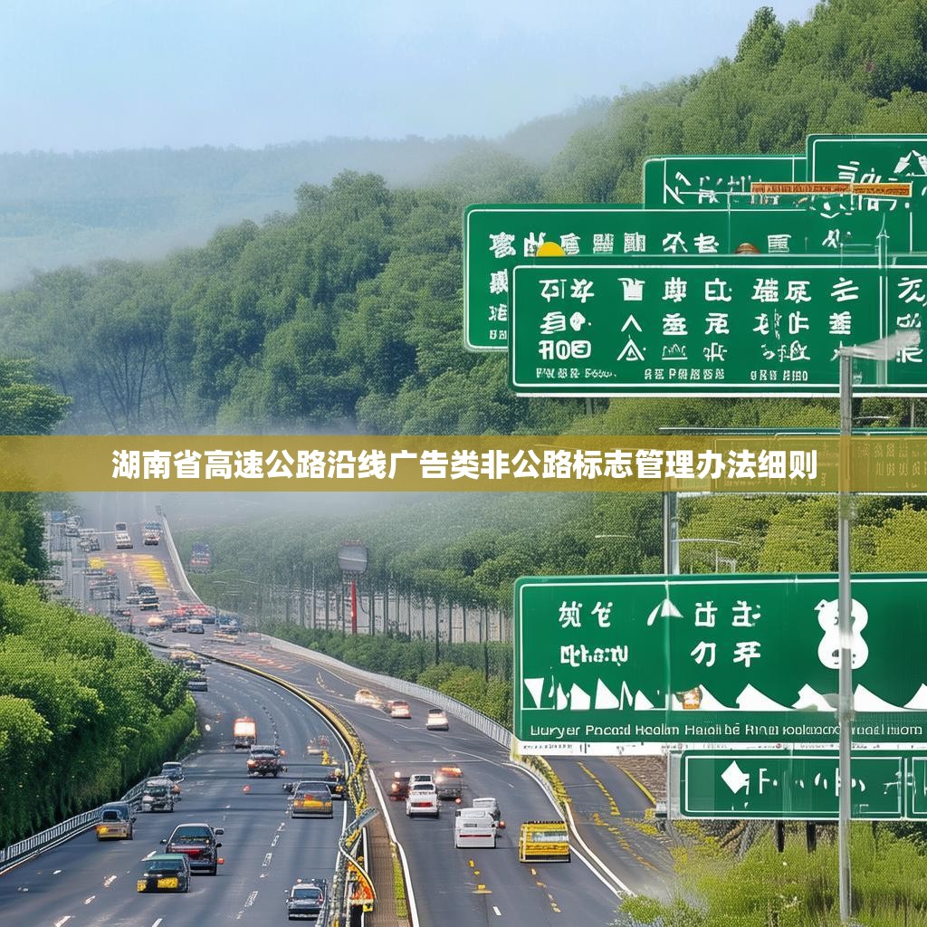 湖南省高速公路沿线广告类非公路标志管理办法细则