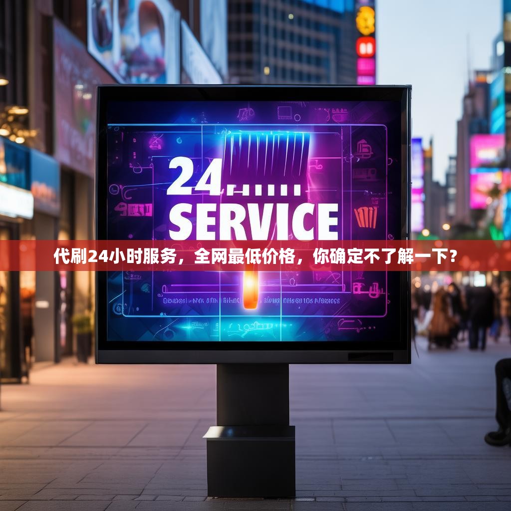 代刷24小时服务，全网最低价格，你确定不了解一下？