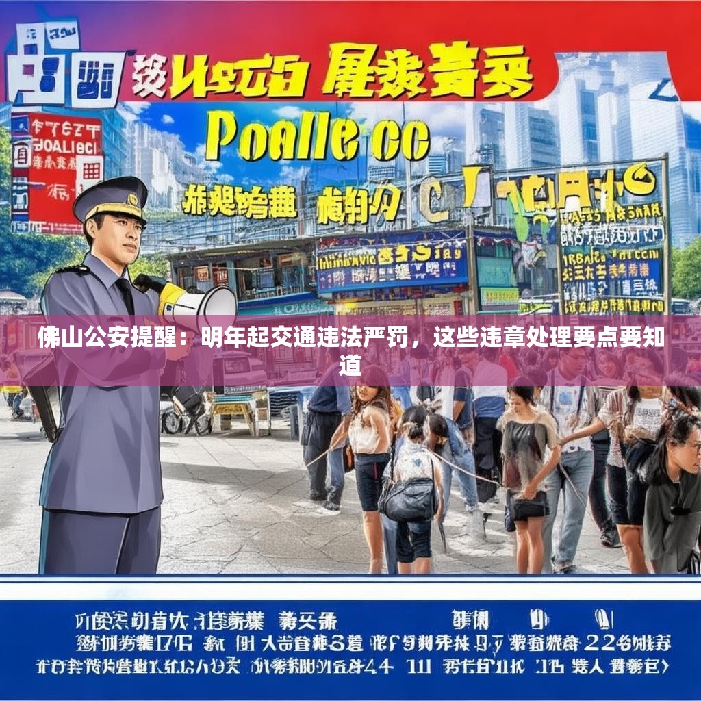 佛山公安提醒：明年起交通违法严罚，这些违章处理要点要知道