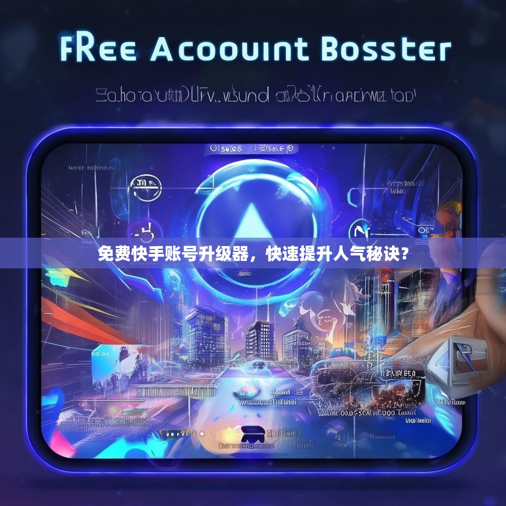 免费快手账号升级器,快速提升人气秘诀?