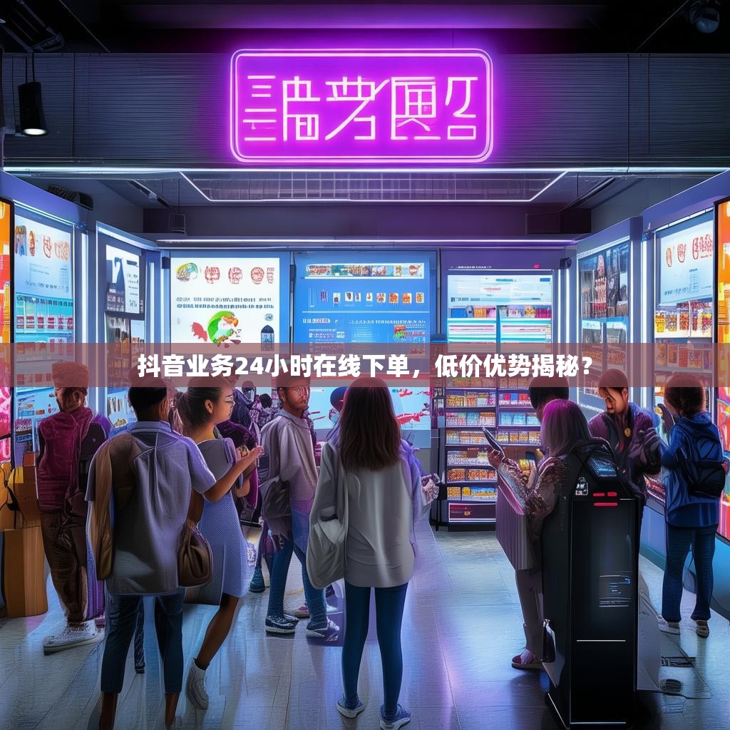 抖音业务24小时在线下单，低价优势揭秘？