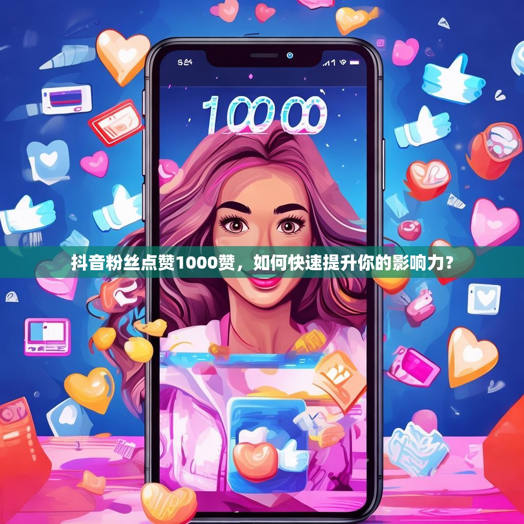 抖音粉丝点赞1000赞，如何快速提升你的影响力？