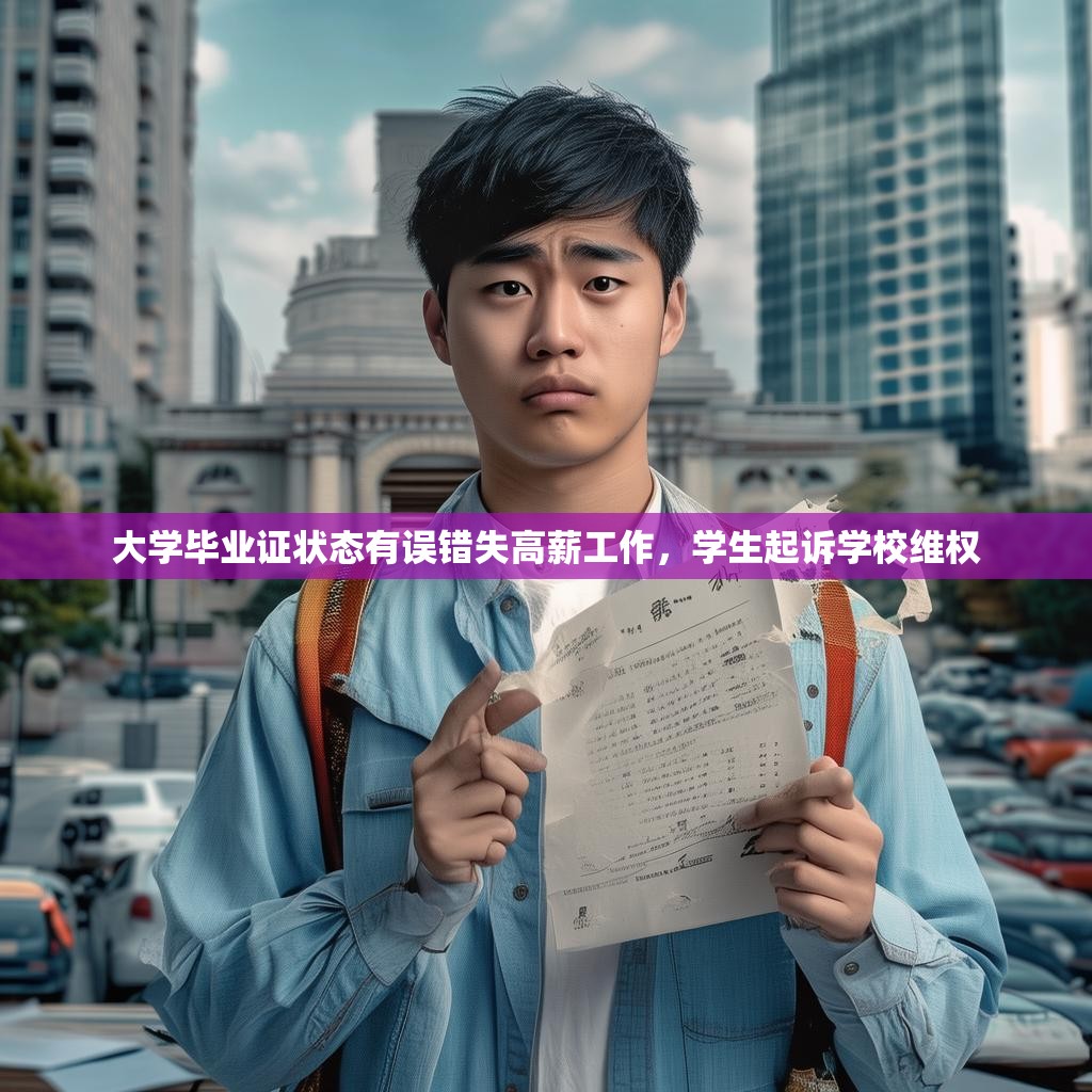 大学毕业证状态有误错失高薪工作，学生起诉学校维权