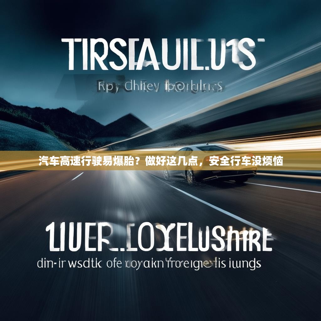 汽车高速行驶易爆胎？做好这几点，安全行车没烦恼