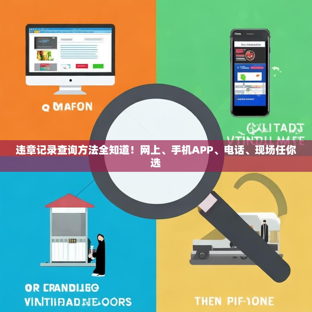 违章记录查询方法全知道！网上、手机APP、电话、现场任你选