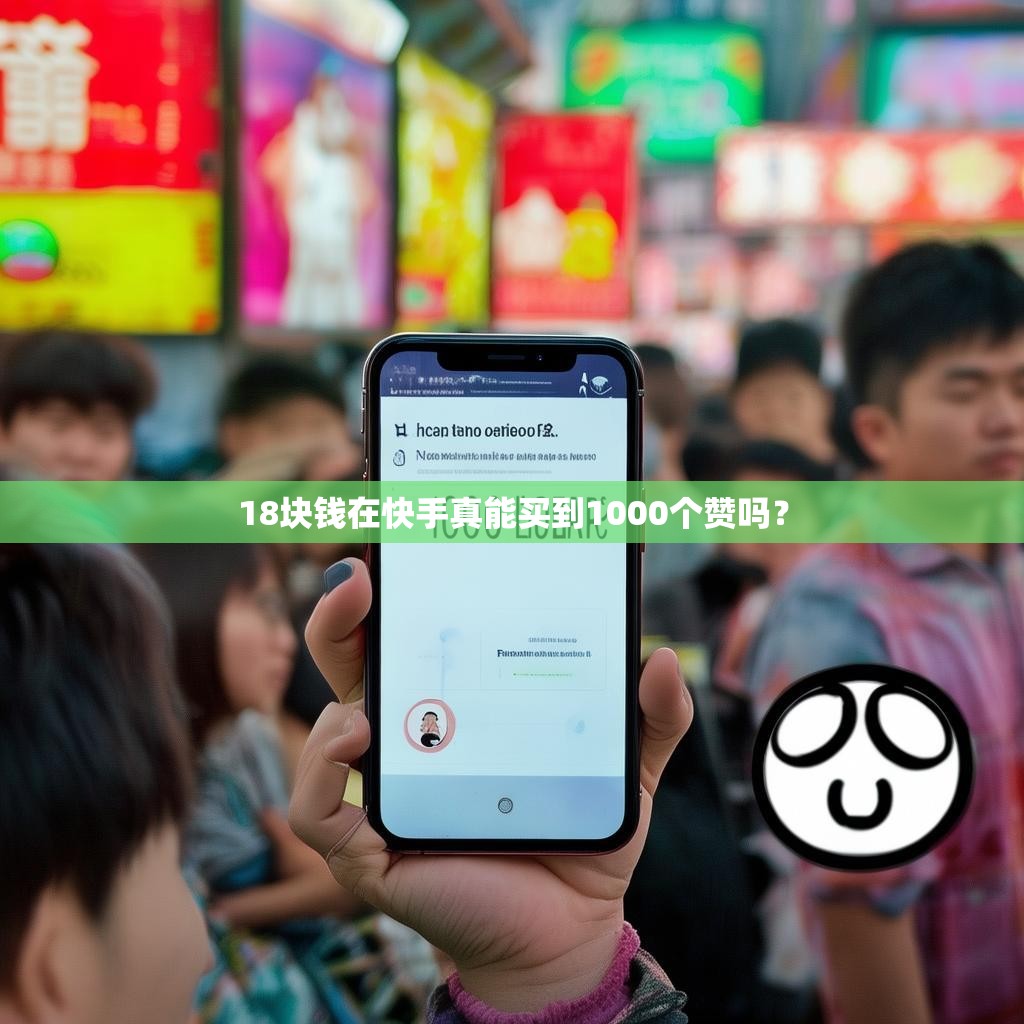 18块钱在快手真能买到1000个赞吗?