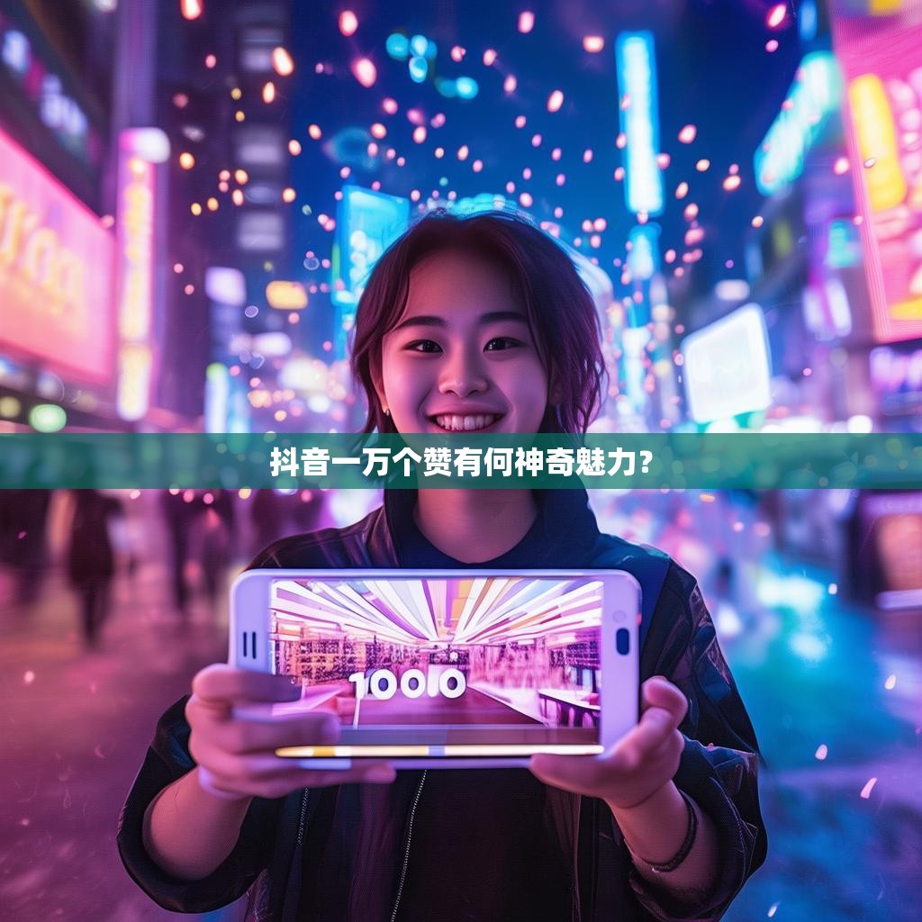 抖音一万个赞有何神奇魅力?
