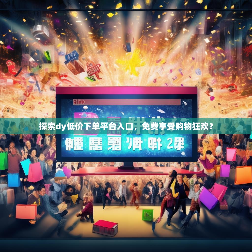 探索dy低价下单平台入口，免费享受购物狂欢？