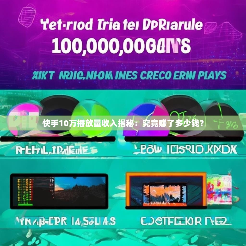 快手10万播放量收入揭秘:究竟赚了多少钱?