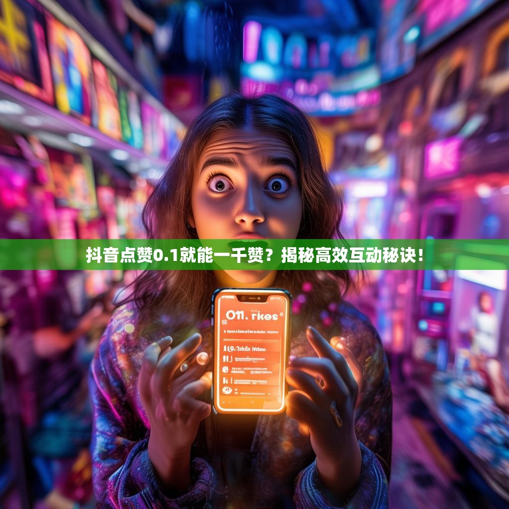 抖音点赞0.1就能一千赞？揭秘高效互动秘诀！