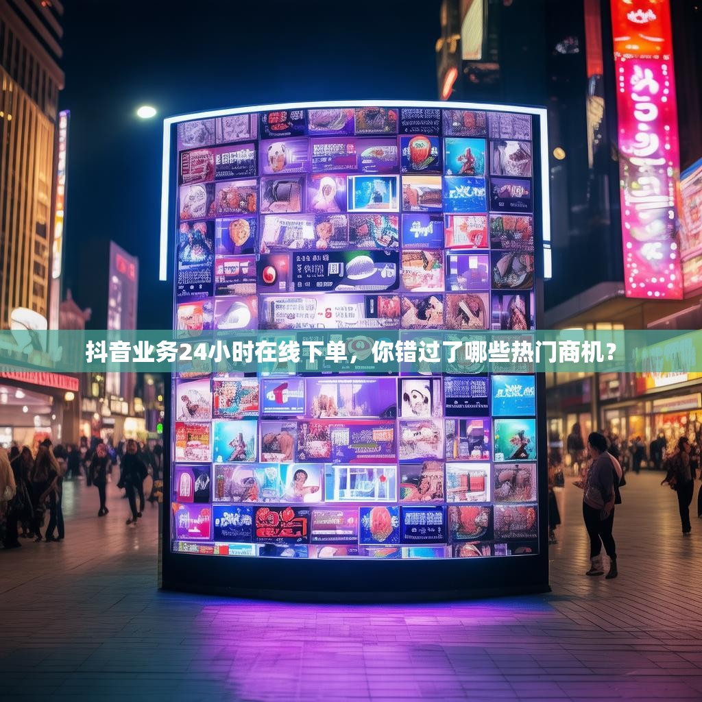 抖音业务24小时在线下单，你错过了哪些热门商机？
