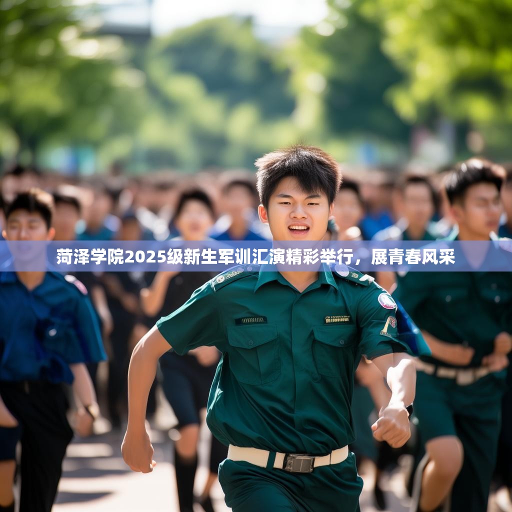 菏泽学院2025级新生军训汇演精彩举行,展青春风采