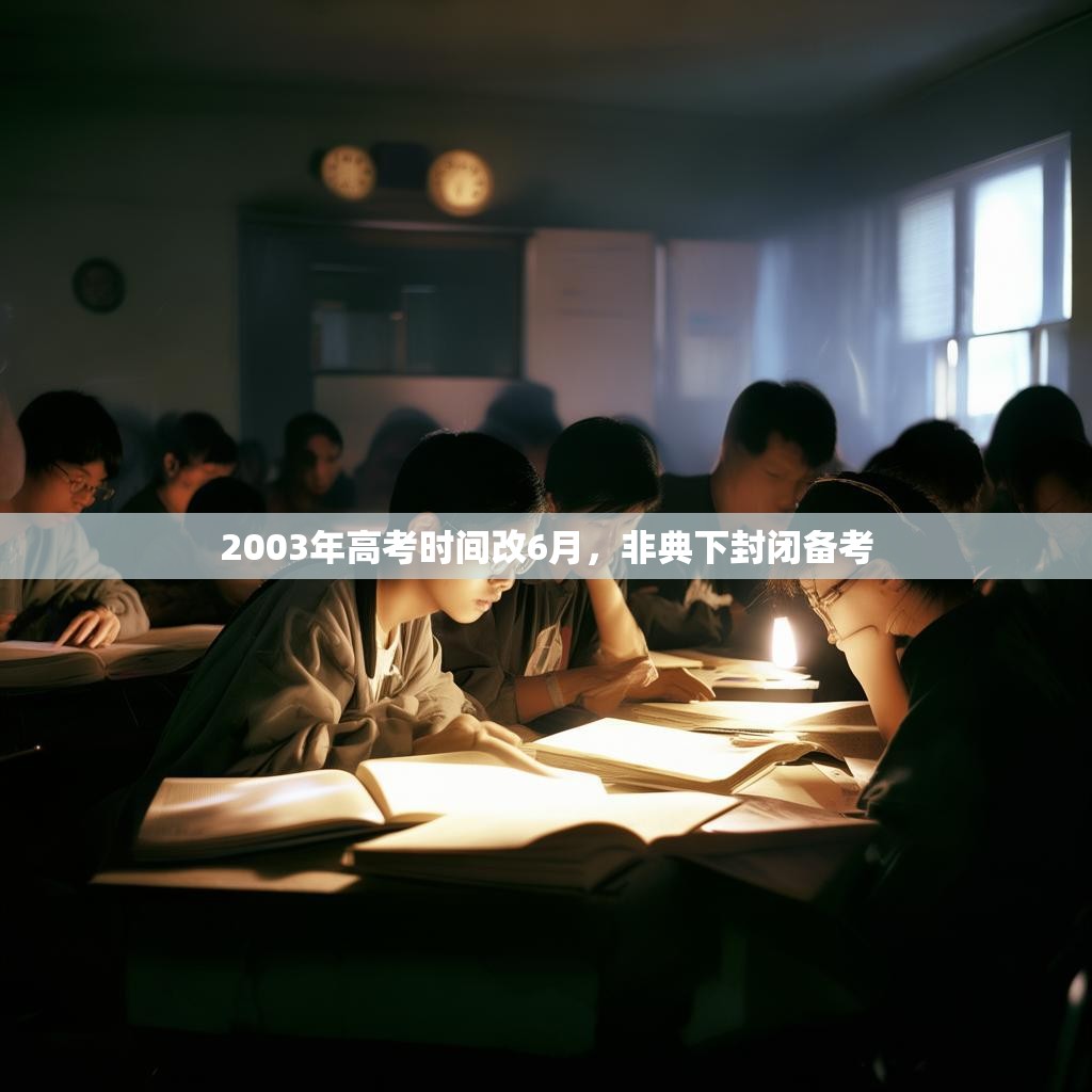 2003年高考时间改6月,非典下封闭备考