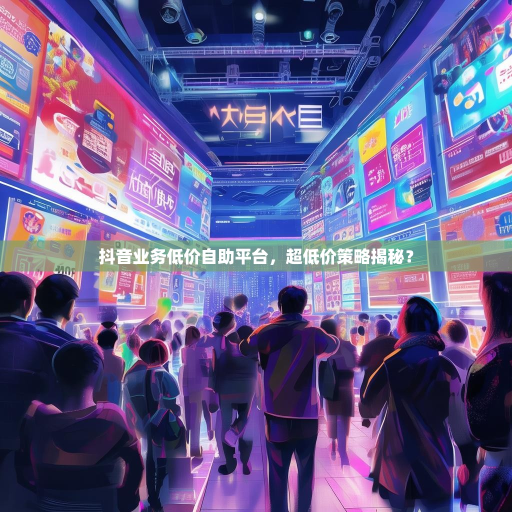 抖音业务低价自助平台，超低价策略揭秘？