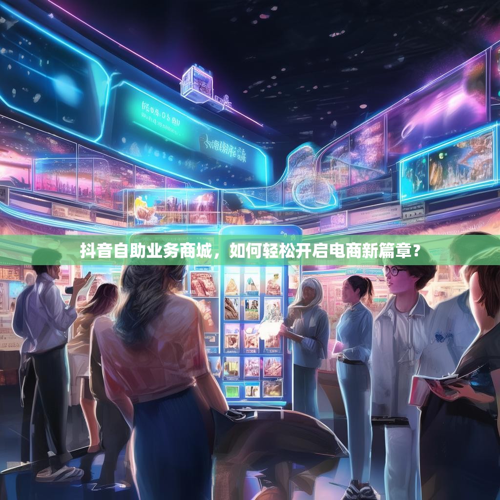 抖音自助业务商城,如何轻松开启电商新篇章?