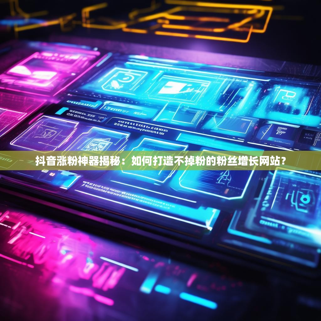 抖音涨粉神器揭秘:如何打造不掉粉的粉丝增长网站?