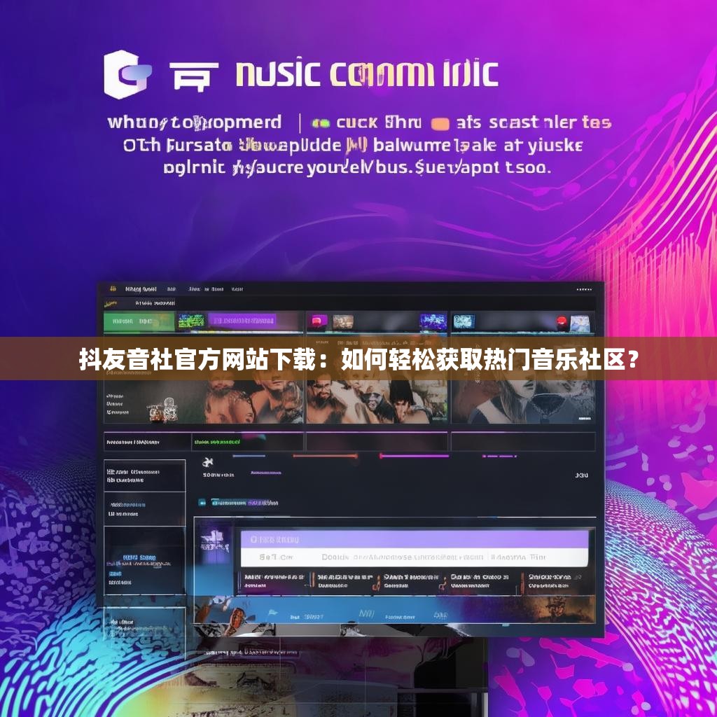 抖友音社官方网站下载：如何轻松获取热门音乐社区？