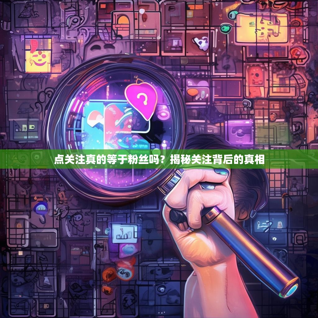 点关注真的等于粉丝吗?揭秘关注背后的真相