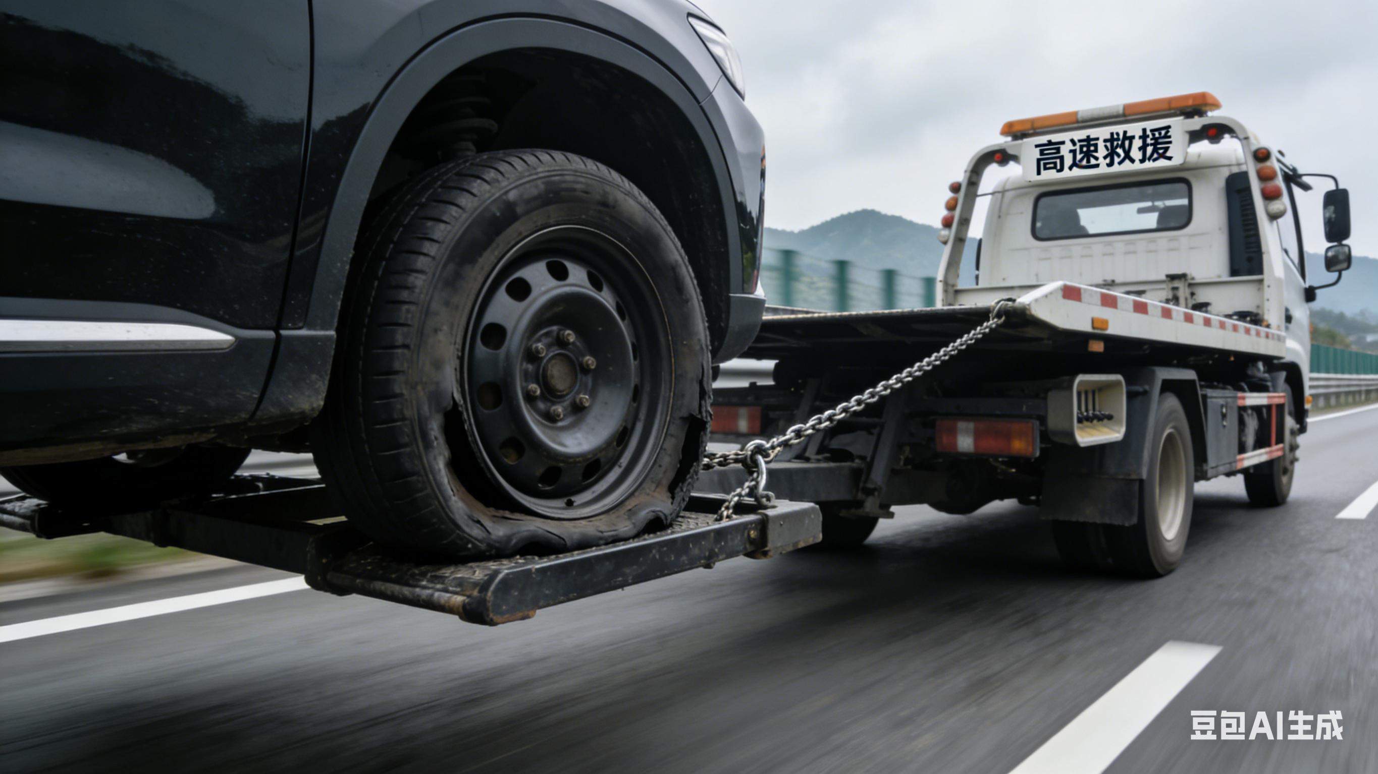 高速救援乱收费!广东车主大丽高速遇刺客拖车