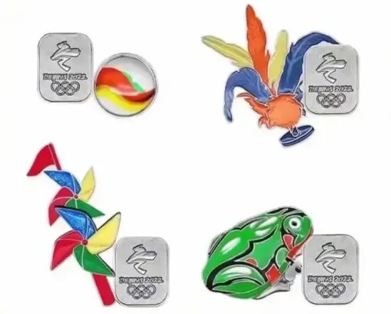 冬奥会周边徽章太赞!融入超多传统文化元素,抢疯啦