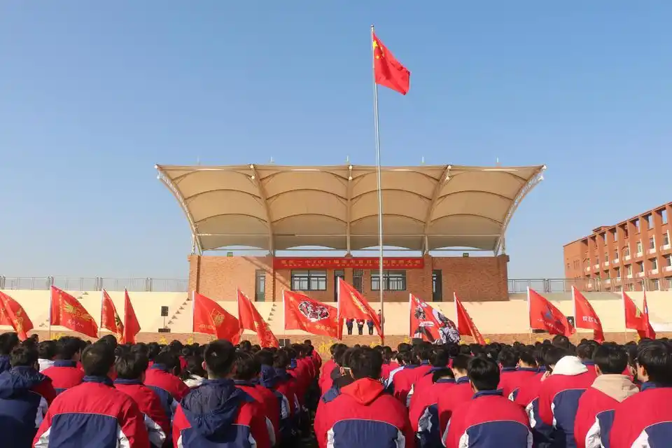 惠民一中举行高考百日冲刺誓师大会，激发师生决胜信心