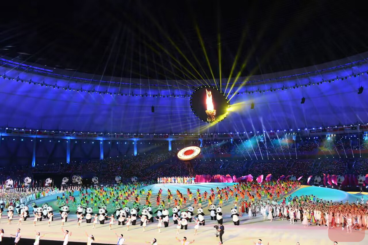 成都大运会开幕式亮点多!多彩青春梦想之路精彩呈现